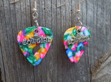 CLEARANCE Cowgirl Charm Guitar Pick Earrings - Pick Your Color