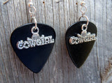 CLEARANCE Cowgirl Charm Guitar Pick Earrings - Pick Your Color