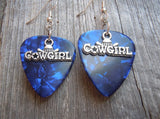 CLEARANCE Cowgirl Charm Guitar Pick Earrings - Pick Your Color