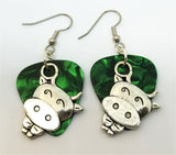CLEARANCE Cow Charm Guitar Picks Earrings - Pick Your Color