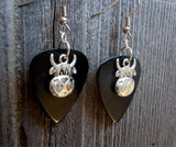 CLEARANCE Cow with Heart Pattern Charm Guitar Picks Earrings - Pick Your Color