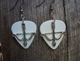 CLEARANCE Crossbow Charm Guitar Pick Earrings - Pick Your Color