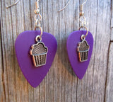 CLEARANCE Cupcake Guitar Pick Earrings - Pick Your Color