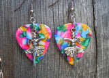 CLEARANCE Dancer Girl Charm Guitar Pick Earrings - Pick Your Color