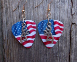 CLEARANCE Browning Deer Head Charm Guitar Pick Earrings - Pick Your Color