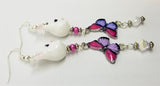 Bunny and Butterfly Earrings with Swarovski Crystal Dangles
