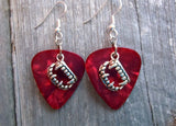 CLEARANCE Fang Charm Guitar Pick Earrings - Pick Your Color