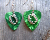 CLEARANCE Fang Charm Guitar Pick Earrings - Pick Your Color