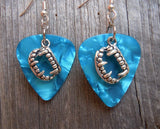 CLEARANCE Fang Charm Guitar Pick Earrings - Pick Your Color