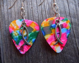CLEARANCE Christian Fish Charm Guitar Pick Earrings - Pick Your Color