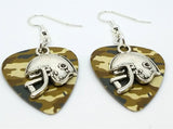 CLEARANCE Football Helmet Charm Guitar Pick Earrings - Pick Your Color