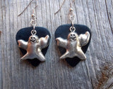 CLEARANCE Ghost Charm Guitar Pick Earrings - Pick Your Color