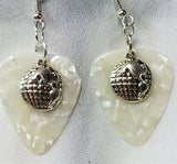CLEARANCE Globe Charm Guitar Pick Earrings - Pick Your Color
