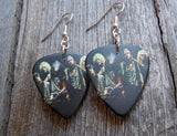 Guns n Roses Group Picture Guitar Pick Earrings