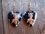 CLEARANCE Goldfish Charm Guitar Pick Earrings - Pick Your Color