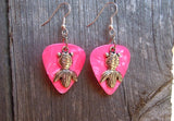 CLEARANCE Goldfish Charm Guitar Pick Earrings - Pick Your Color