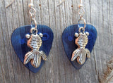 CLEARANCE Goldfish Charm Guitar Pick Earrings - Pick Your Color