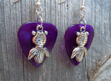 CLEARANCE Goldfish Charm Guitar Pick Earrings - Pick Your Color