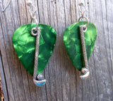 Golfing Charm Guitar Pick Earrings - Pick Your Color
