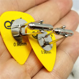 Yellow Guitar Pick Cufflinks