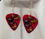 CLEARANCE You Are What You Eat Guitar Pick Earrings