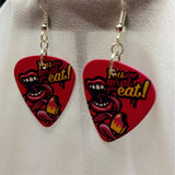 CLEARANCE You Are What You Eat Guitar Pick Earrings