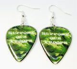 Transparent Support Our Troops Camo Guitar Picks