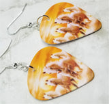 Wild Horses Guitar Pick Earrings