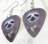 Sloth Guitar Pick Earrings