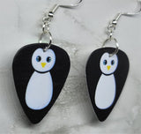 Penguin Guitar Pick Earrings