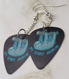 Sloth My Spirit Animal Dangling Guitar Pick Earrings