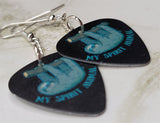 Sloth My Spirit Animal Dangling Guitar Pick Earrings