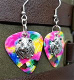 CLEARANCE Guinea Pig Charm Guitar Pick Earrings - Pick Your Color