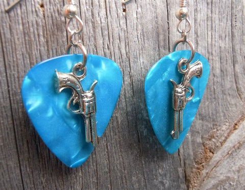 CLEARANCE Revolvers with Stars Guitar Pick Earrings - Pick Your Color