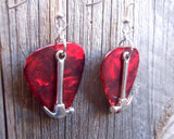 CLEARANCE Hammer Charm Guitar Pick Earrings - Pick Your Color