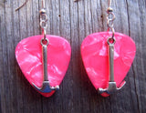CLEARANCE Hammer Charm Guitar Pick Earrings - Pick Your Color