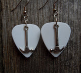 CLEARANCE Hammer Charm Guitar Pick Earrings - Pick Your Color