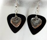 CLEARANCE Anatomical Style Heart Charm Guitar Pick Earrings - Pick Your Color