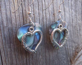CLEARANCE Large Heart Charm Guitar Pick Earrings - Pick Your Color