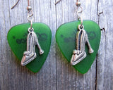 CLEARANCE High Heeled Shoe Charm Guitar Pick Earrings - Pick Your Color