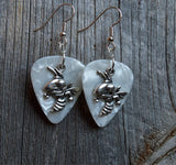 CLEARANCE Hornet Charm Guitar Pick Earrings - Pick Your Color