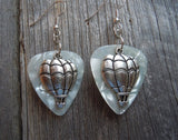 CLEARANCE Hot Air Balloon Charm Guitar Pick Earrings - Pick Your Color