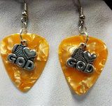CLEARANCE I Heart God Charm Guitar Pick Earrings - Pick Your Color