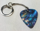 Mermaid Guitar Pick Key Chain