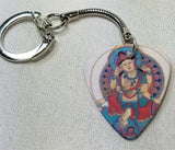 Buddhist Artwork Guitar Pick Keychain