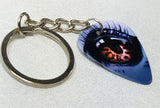 CLEARANCE Amber Animal Eye Guitar Pick Keychain