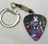 Buddhist Artwork Guitar Pick Keychain