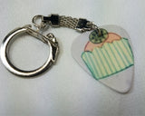 CLEARANCE Cupcake Guitar Pick Keychain