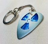 Nuclear Symbol Guitar Pick Keychain