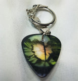 Reptile Eye Guitar Pick Keychain